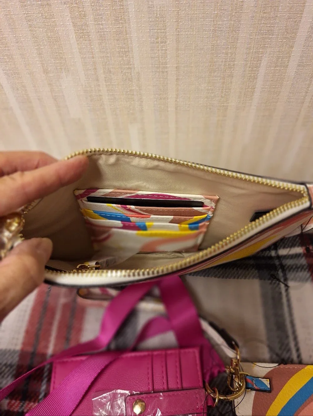INC International Concepts Large Wristlet and Cell Phone Case w/Cr Card Holder
